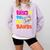 Raised On 90s Boy Bands Nostalgia Love Women Men Comfort Colors Sweatshirt Crimson