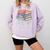 Rather Be Reading Book Lover Stack Comfort Colors Sweatshirt Crimson