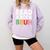 Read A Book Bruh Teacher Comfort Colors Sweatshirt Crimson