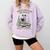 Read Books Be Kind Stay Weird Skeleton Reading Book Lover Comfort Colors Sweatshirt Crimson