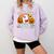 Read More Books Teacher Halloween Men Women Comfort Colors Sweatshirt Crimson