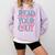 Read Your Heart Out Cute Teacher Reading Book Love Bookworm Comfort Colors Sweatshirt Crimson