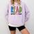Read Your Heart Read Reading Librarian Book Across America Comfort Colors Sweatshirt Crimson