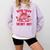Read Your Heart Out Teacher Valentine Reading Book Lover Comfort Colors Sweatshirt Crimson