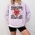 Read Your Heart Out Teacher Valentines Book Lover Comfort Colors Sweatshirt Crimson