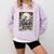Read In Peace Skeleton Book Lover Bookworm Book Comfort Colors Sweatshirt Crimson
