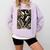 The Reader Tarot Card Skeleton Reading Book Bookworm Bookish Comfort Colors Sweatshirt Crimson