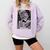 The Reader Tarot Card Women Book Lover Librarian Read Comfort Colors Sweatshirt Crimson