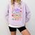 Reading 6 7 Meme Six Seven Cozy Book Lover Teacher Comfort Colors Sweatshirt Crimson