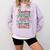 Reading Auntie Book Lover For Bookworm Aunt Comfort Colors Sweatshirt Crimson