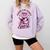 Reading Is My Favorite Sport Cat And Book Lover Women Comfort Colors Sweatshirt Crimson