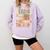 Reading Is My Therapy Book Lover Comfort Colors Sweatshirt Crimson