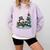 Reading Is Snow Much Fun Christmas Books Snowman Bookworm Comfort Colors Sweatshirt Crimson