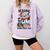 Reading Is Snow Much Fun Christmas Bookworm Snowman Reading Comfort Colors Sweatshirt Crimson