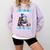 Reading Is Snow Much Fun Christmas Xmas Book Reading Comfort Colors Sweatshirt Crimson