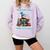 Reading Snow So Many Books Christmas Snow Little Time Comfort Colors Sweatshirt Crimson