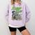 Reading Trash Racoon Bookworm Bookish Librarian Book Lover Comfort Colors Sweatshirt Crimson