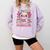 Readsalotl Axolotl Reading Book Bookworm Comfort Colors Sweatshirt Crimson