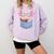Readsalotl Axolotl Reading Book Lover Reading Pocket Axolotl Comfort Colors Sweatshirt Crimson