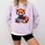 Red Panda Books Lover Reading Bookworm Comfort Colors Sweatshirt Crimson