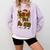 Retro 90s 80s Baby Christmas Holiday Nostalgia Comfort Colors Sweatshirt Crimson