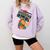 Retro 90s Boombox Nostalgia Party For Music Lovers Men Women Comfort Colors Sweatshirt Crimson