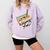 Retro Cassette Tape & Pencil Rewind Nostalgia Party 80s 90s Premium Comfort Colors Sweatshirt Crimson