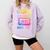 Retro Girls Just Wanna Have Fun Nostalgia 1980s 80's Premium Tri-Blend Comfort Colors Sweatshirt Crimson