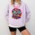 Retro Graphic Print With a Touch Of Nostalgia Comfort Colors Sweatshirt Crimson Retro Graphic Print With a Touch Of Nostalgia Comfort Colors Sweatshirt Crimson