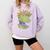 Rugrats Reptar Distressed Comic Book Style Cartoon Comfort Colors Sweatshirt Crimson