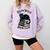 Salem Witch Book Club Bookish Halloween Cat Women Comfort Colors Sweatshirt Crimson