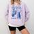 Sarcastic Anti Social Book Club Cat Skull Book Lover Comfort Colors Sweatshirt Crimson