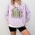 School Psychologist Book Psychology Teacher Appreciation Comfort Colors Sweatshirt Crimson