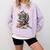 Skeleton Reading Book Halloween Bookworm Bibliophile Reader Comfort Colors Sweatshirt Crimson