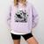 Skeleton Skull Halloween Book Reading Books Lover Teacher Comfort Colors Sweatshirt Crimson