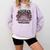 Sock Hop 50s Classic Car Nostalgia 1950s Greaser Comfort Colors Sweatshirt Crimson