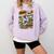 Softball Outfielder Best Traits Brave Retro Comic Book Art Premium Tri-Blend Comfort Colors Sweatshirt Crimson