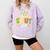 Spicy Book Lover Smut Slut Romance Reading Librarian Comfort Colors Sweatshirt Crimson