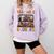 Spooky Halloween Bookshelf Bookcase Read More Books Comfort Colors Sweatshirt Crimson