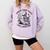 Spread Those Pages Like A Good Girl Skeleton Floral Book Comfort Colors Sweatshirt Crimson