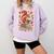 Squirrel Reading Book Lovers Fall Leaves Library Books Comfort Colors Sweatshirt Crimson