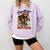 Support Your Local Trick Or Treaters Retro Spooky Nostalgia Comfort Colors Sweatshirt Crimson