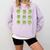 Teacher Reading Shamrock St Patrick’s Day Book Lover Kids Comfort Colors Sweatshirt Crimson