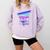 Temporal Trends Vaporwave Style Retro Nostalgia Look Premium Tri-Blend Comfort Colors Sweatshirt Crimson