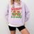 Tis The Season Book Reading Gingerbread Teacher Librarian Comfort Colors Sweatshirt Crimson