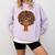History Month Afro Book Lover Women Girls Librarian Comfort Colors Sweatshirt Crimson