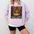 History Month Black Afro Girl Women Book Lovers Flower Comfort Colors Sweatshirt Crimson