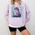 Trex Reading Book Dinosaur Comfort Colors Sweatshirt Crimson