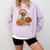 Turkey Read Books Reading Fall Thanksgiving Teacher Comfort Colors Sweatshirt Crimson