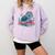 Turtle Bookworm Reading Book Bookworm Book Nerd Cute Graphic Comfort Colors Sweatshirt Crimson
